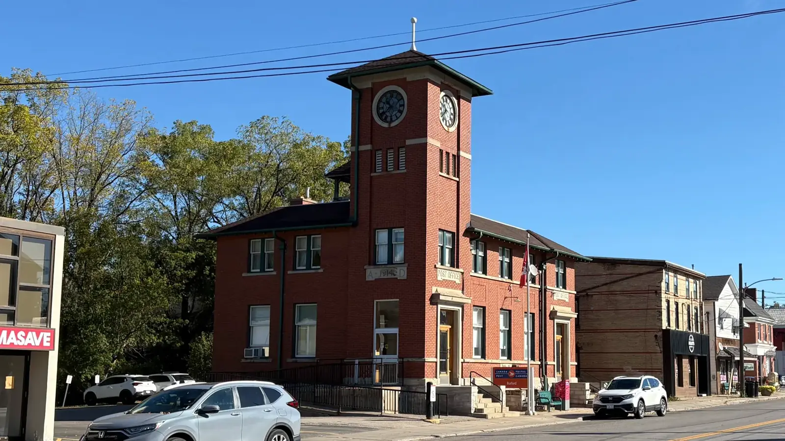 King Street in Burford, Ontario